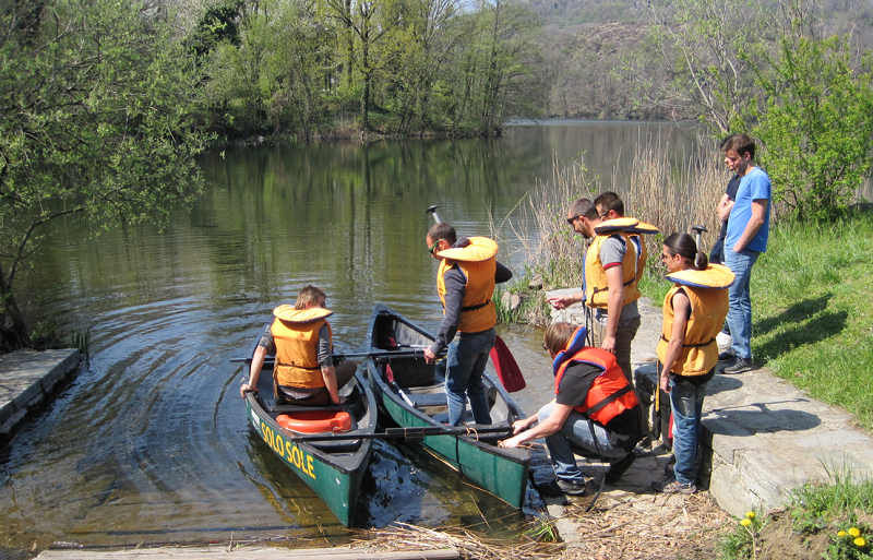 Una passeggiata in canoa